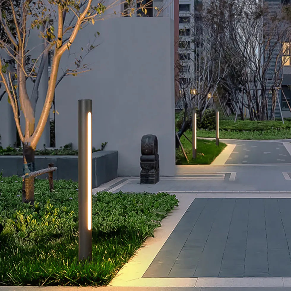 Linear Led Garden Outdoor Bollard Lights