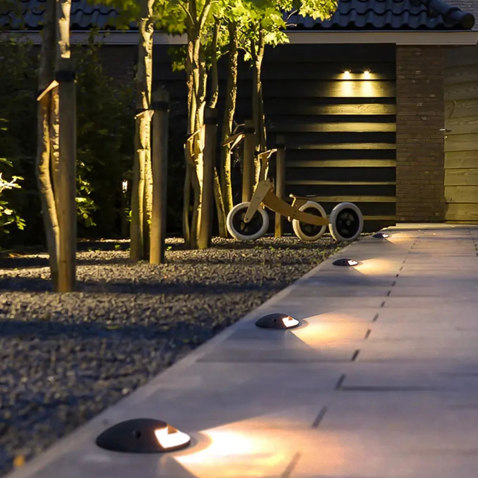 Stair Black LED Recessed Outdoor Lights