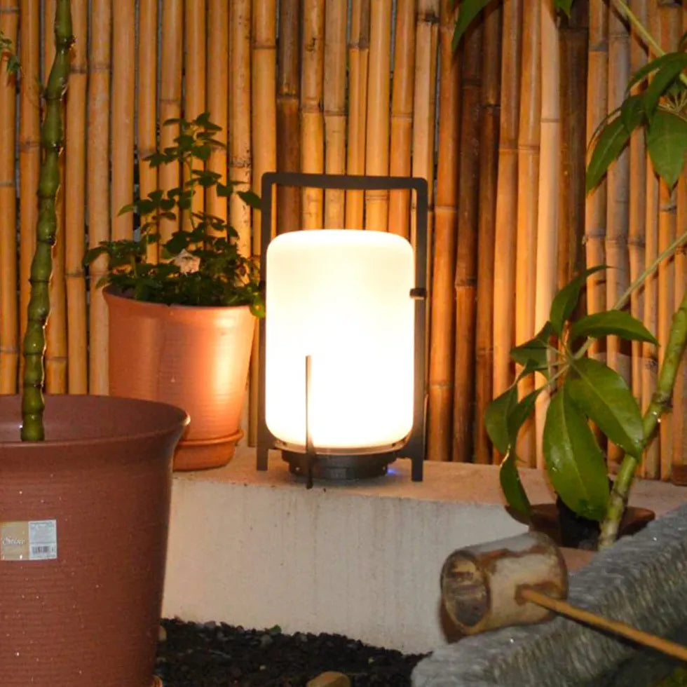 Ambiance LED Lantern Handle Outdoor Floor Lamp