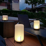 Ambiance LED Lantern Handle Outdoor Floor Lamp