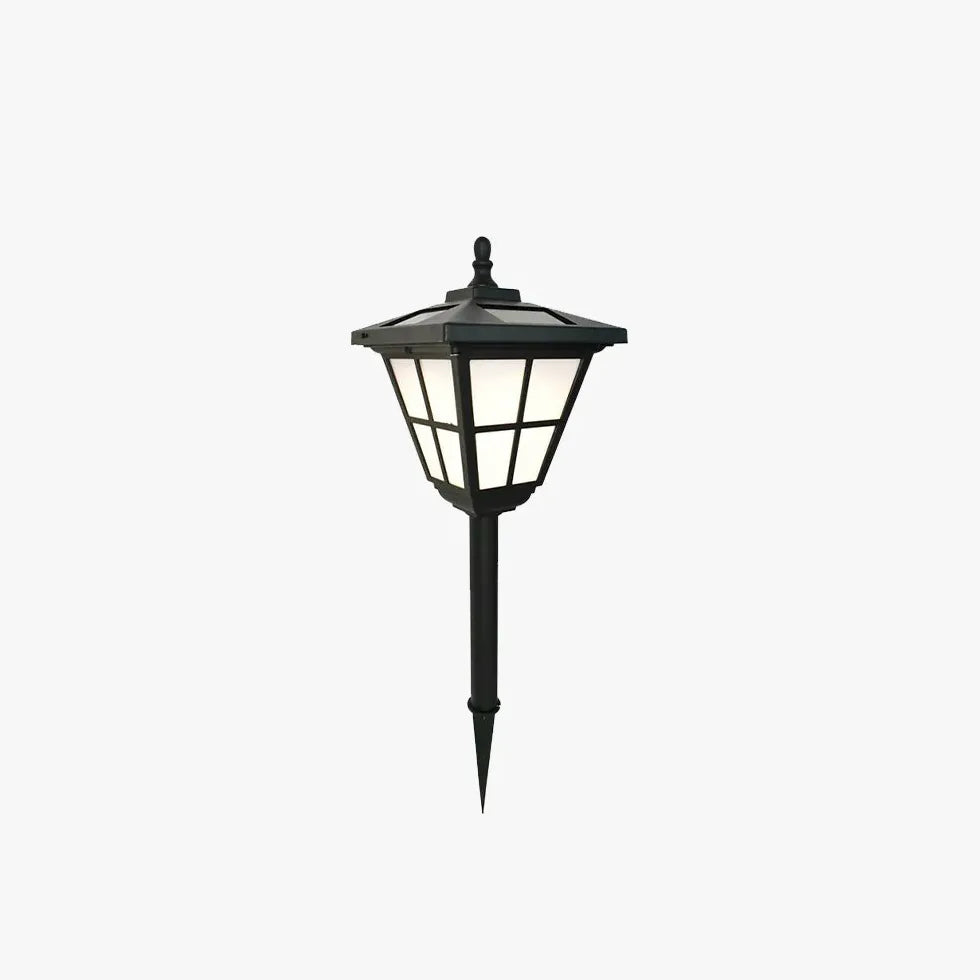 Classic Lantern Black Bollard Lights