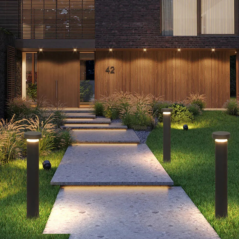 Contemporary LED Pathway Outdoor Bollard Lights