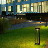 Metal Black Hollow Outdoor Floor lamps