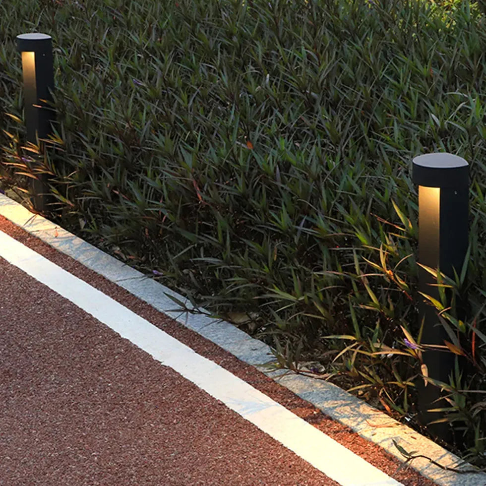 Modern cylindrical Led Outdoor Bollard Lights