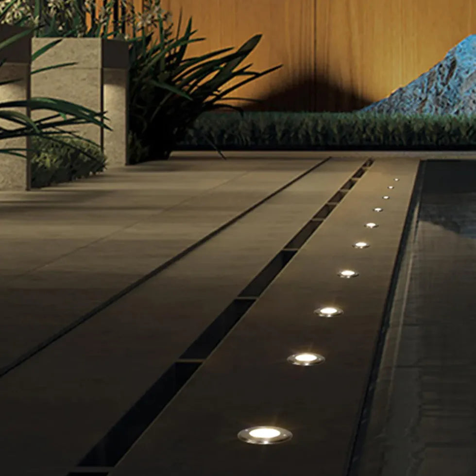 Stainless Steel Round LED Ground Outdoor Lights