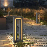 Rectangular Frame Led Bollard Lights