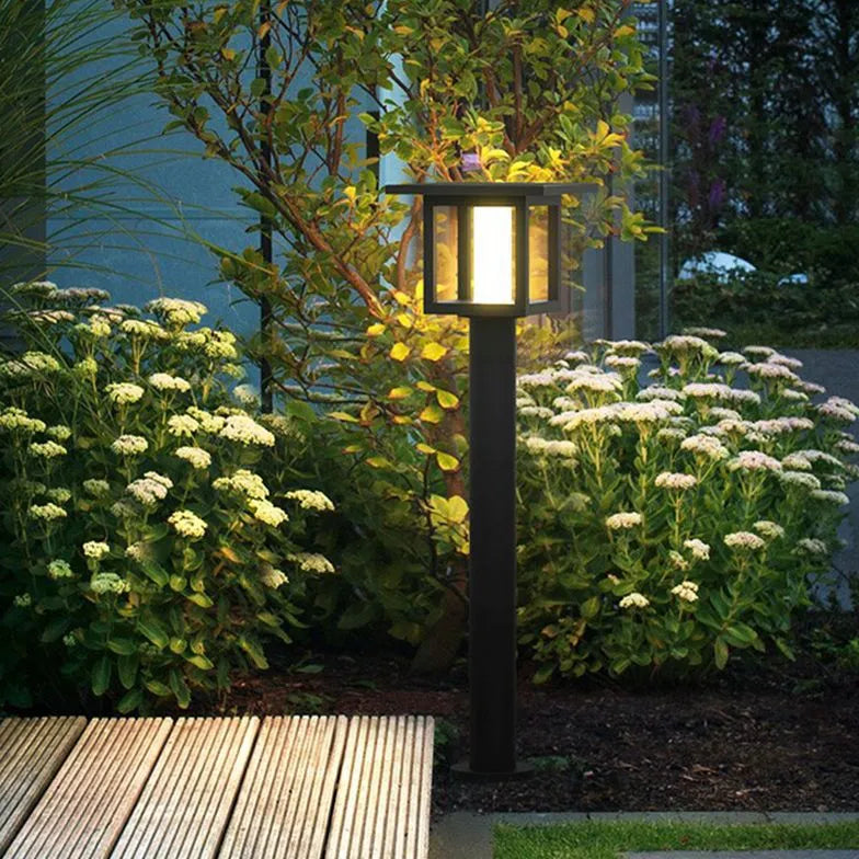 Square Lantern Led Outdoor Bollard Lights