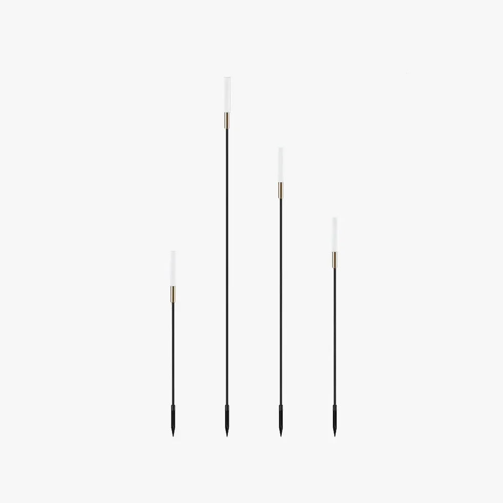 Luci Decorative da Giardino Solari in Metallo Design Moderno