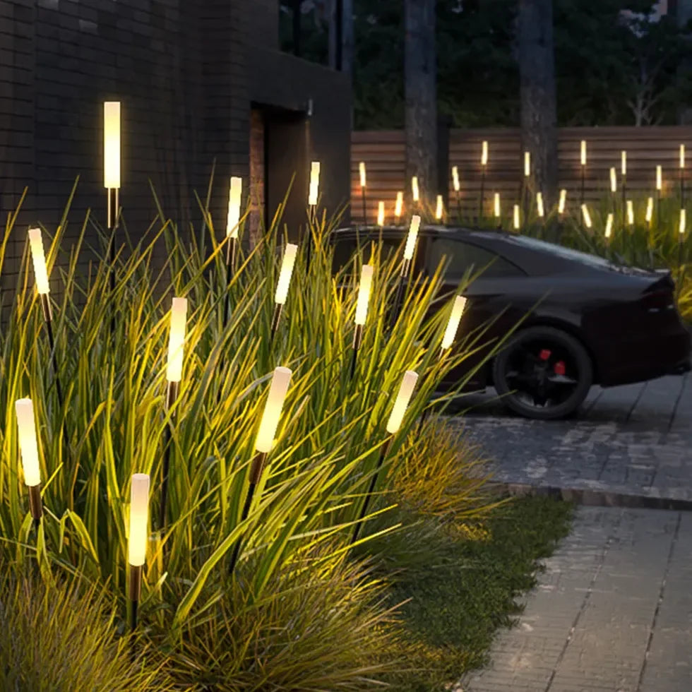 Luci Decorative da Giardino Solari in Metallo Design Moderno