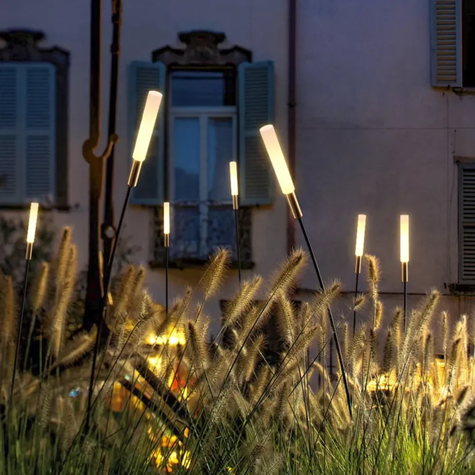 Luci Decorative da Giardino Solari in Metallo Design Moderno