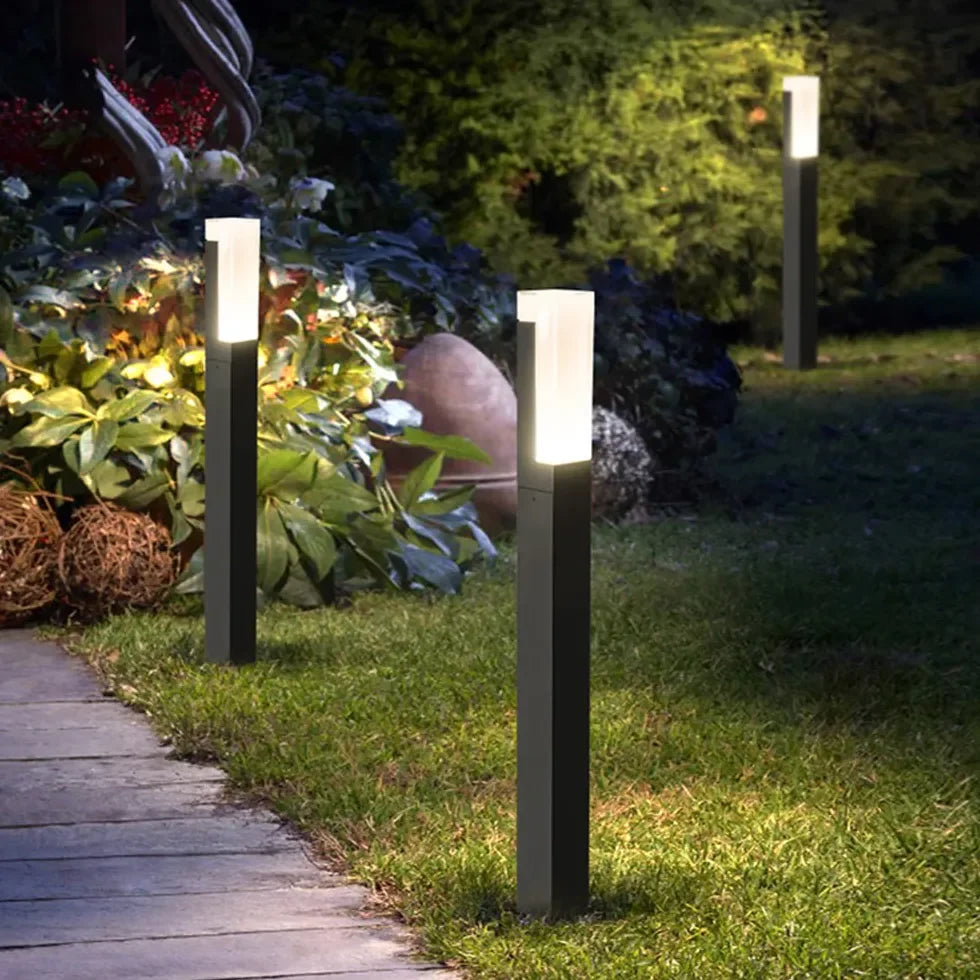 Luci Solari Lampioni da Giardino Design Moderno con Sensore di Movimento