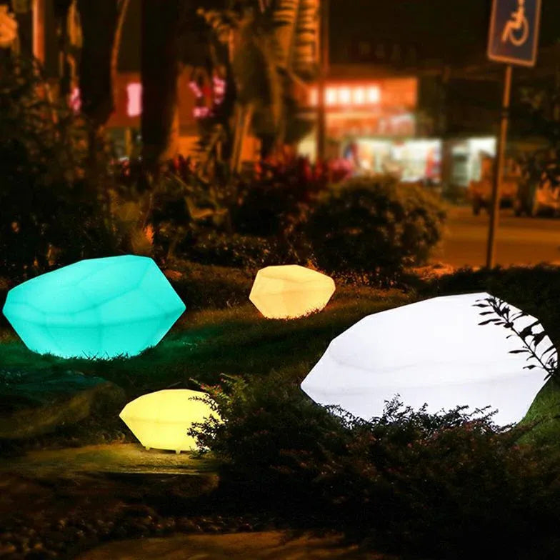 Lampade per pavimenti esterni in pietra irregolare RGB