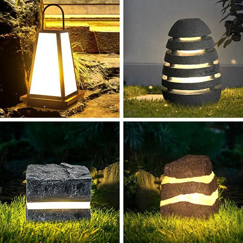 Modern Stone Creative Outdoor Floor lamps