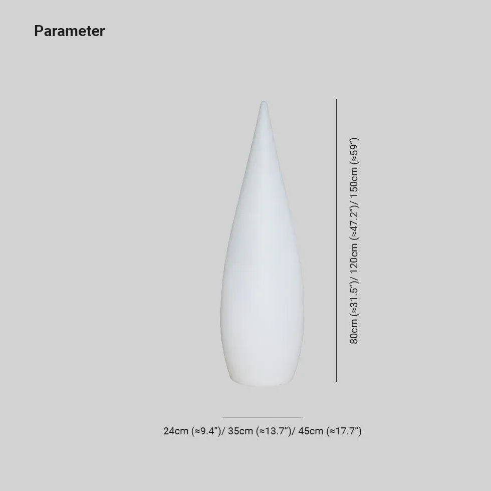 Lampade per pavimenti per esterni portatili di acqua portatili bianchi