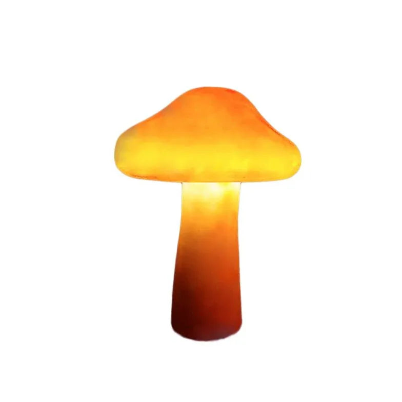 Orange mushroom Shaped Led Outdoor Floor lamps