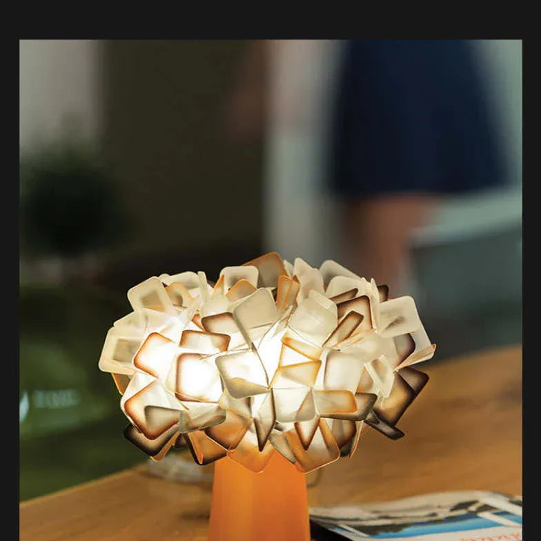 PVC Flower Art Style Table Lamp