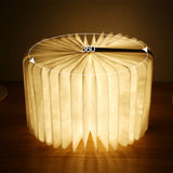 Lampada da Tavolo LED Pieghevole in Legno Magnetica