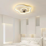 Ventola del soffitto a forma irregolare con luce