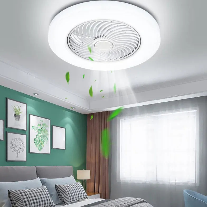 Soft Light Halo Ceiling Fan with Light