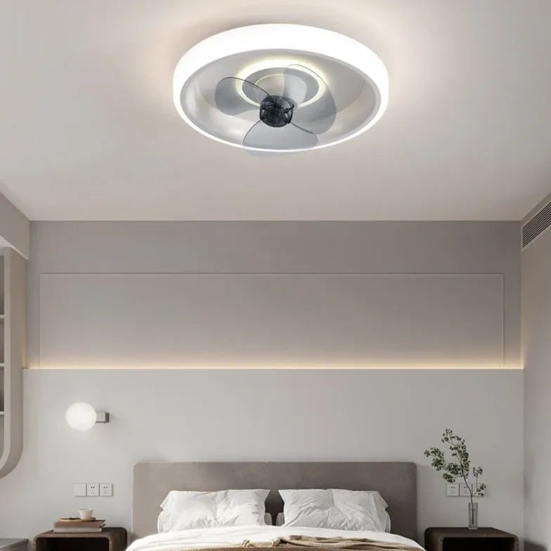 Circular Halo Ceiling Fan with Light