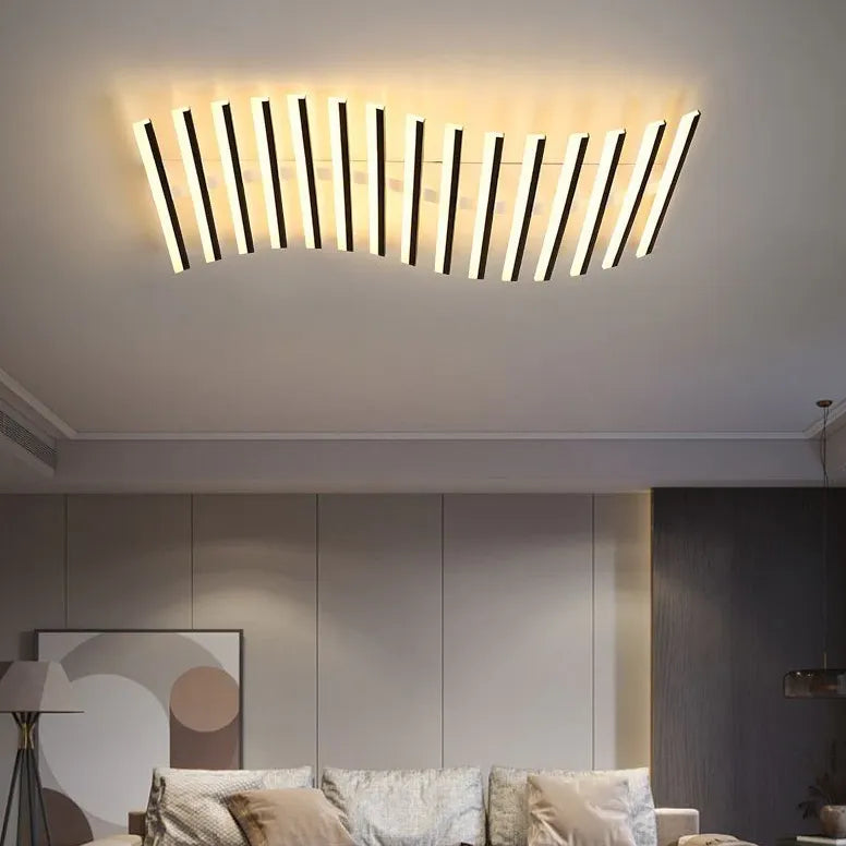 Luce moderna del soffitto moderno a tubo slim wavy