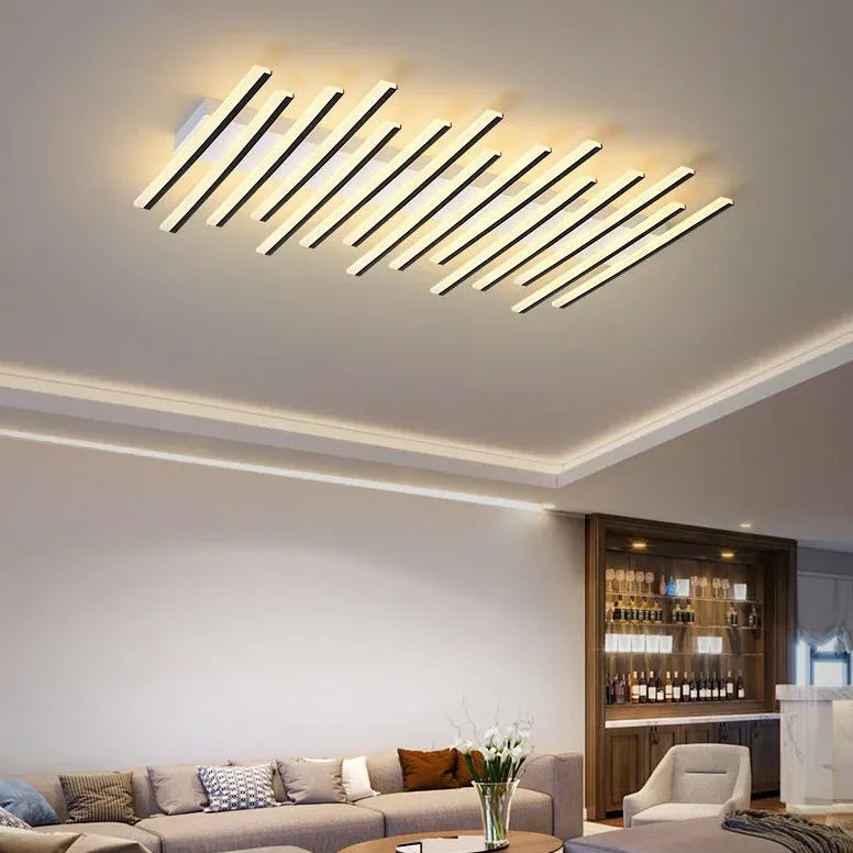 Luce moderna del soffitto moderno a tubo slim wavy