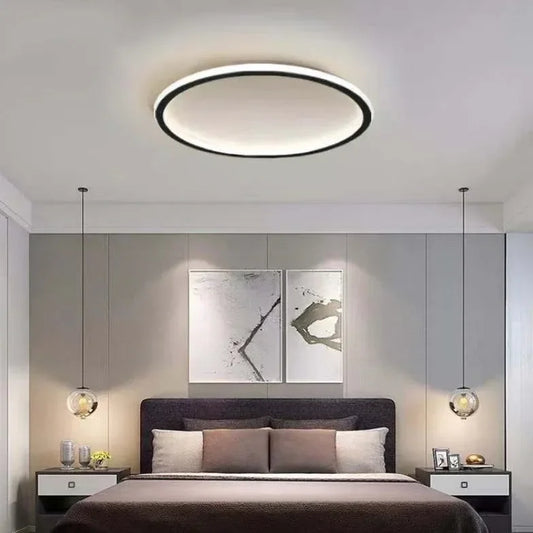Plafoniera Circolare LED Dimmerabili Design Moderno per Camera da Letto
