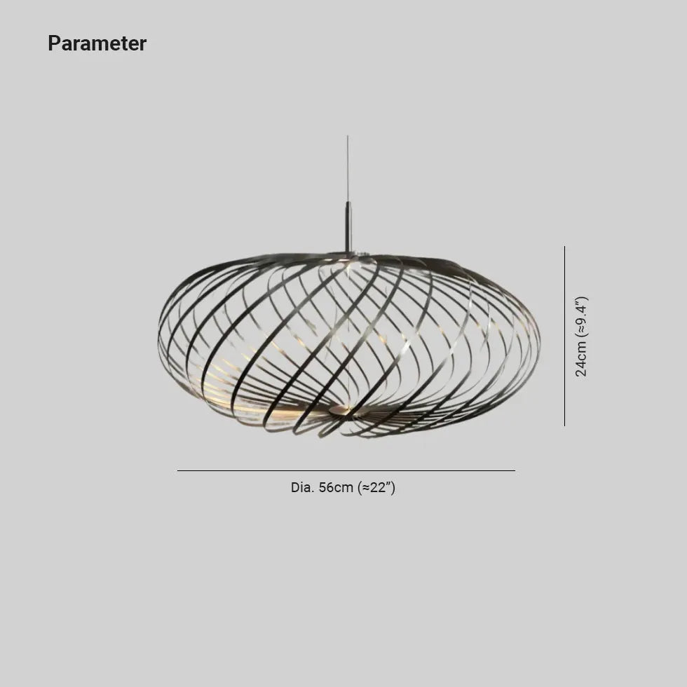 Lantern Vortex Industrial Pendant Light