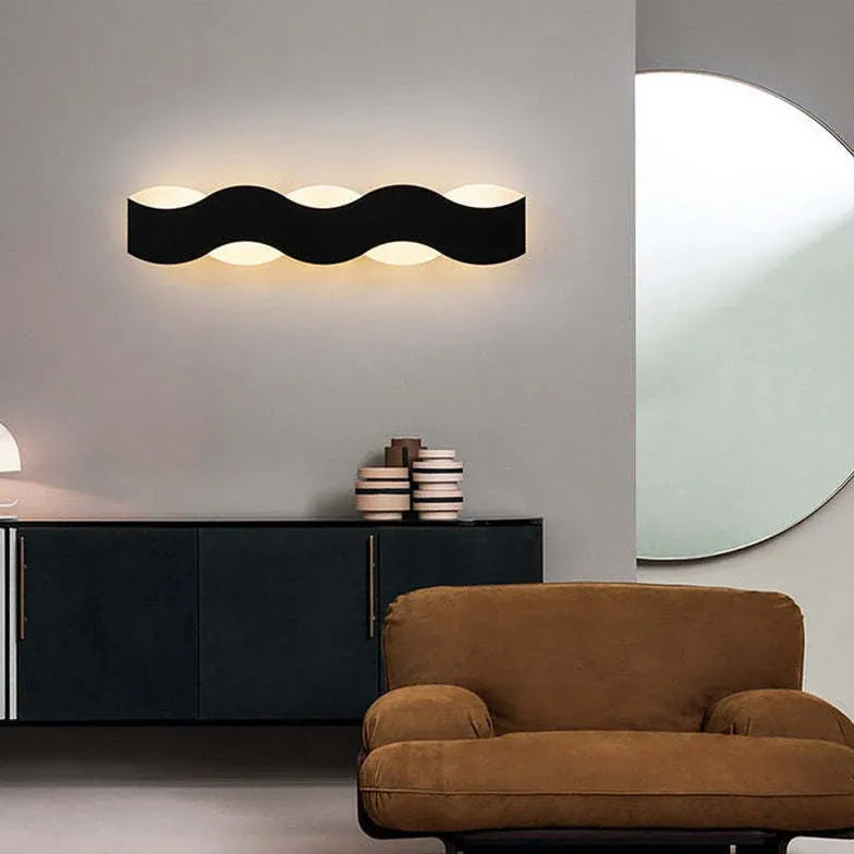 Wavy Modern Minimalist Wall Lamp