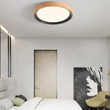 Round Minimalist Ceiling Light for Bedroom