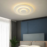 Circular Stacked Type White Flush Ceiling Lights