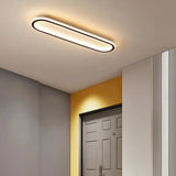 Elongated Oval LED Modern Flush Ceiling Lights