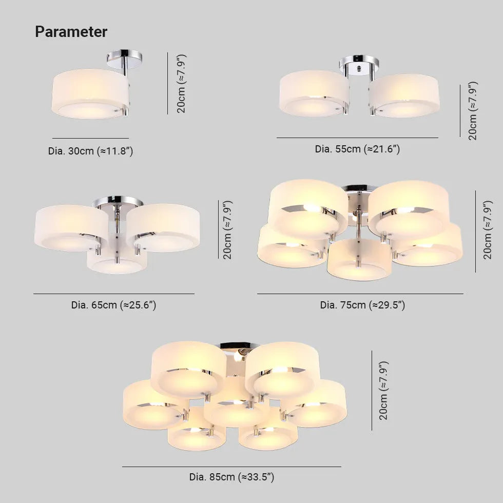 Lampadari da soffitto per soggiorno Stile Rotondo