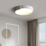 Notched Round Minimalist Ceiling Light