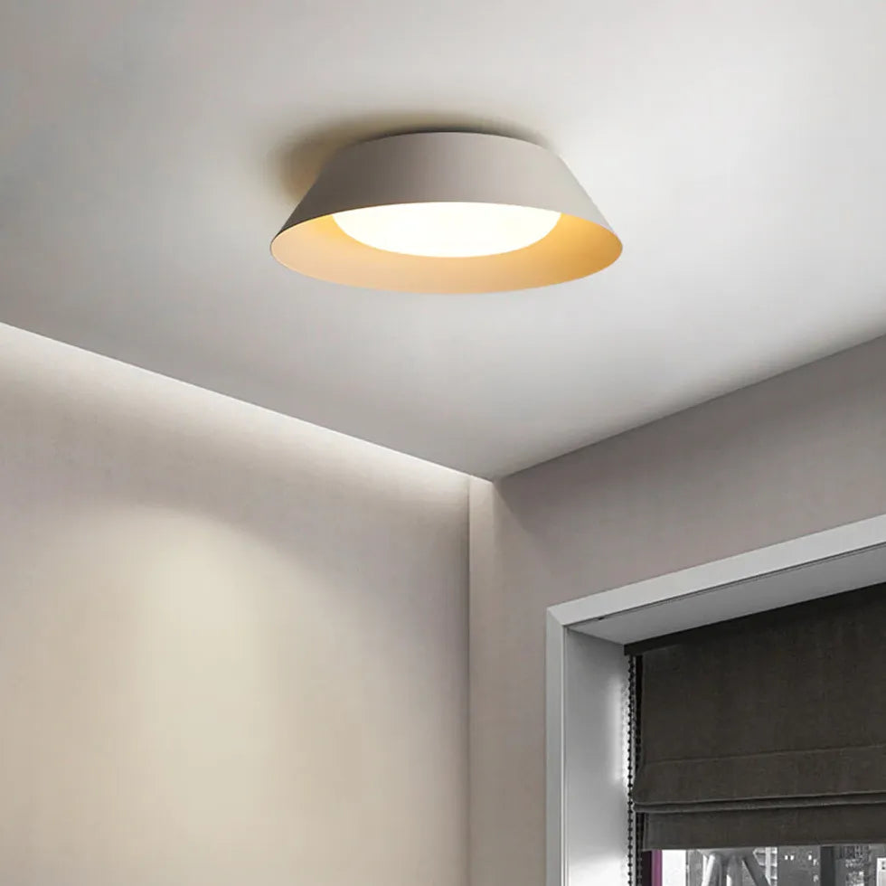 Dual-Tone Round Minimalist Ceiling Light