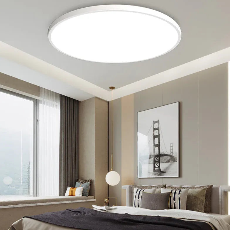 Slim Round Bathroom Flush Ceiling Lights