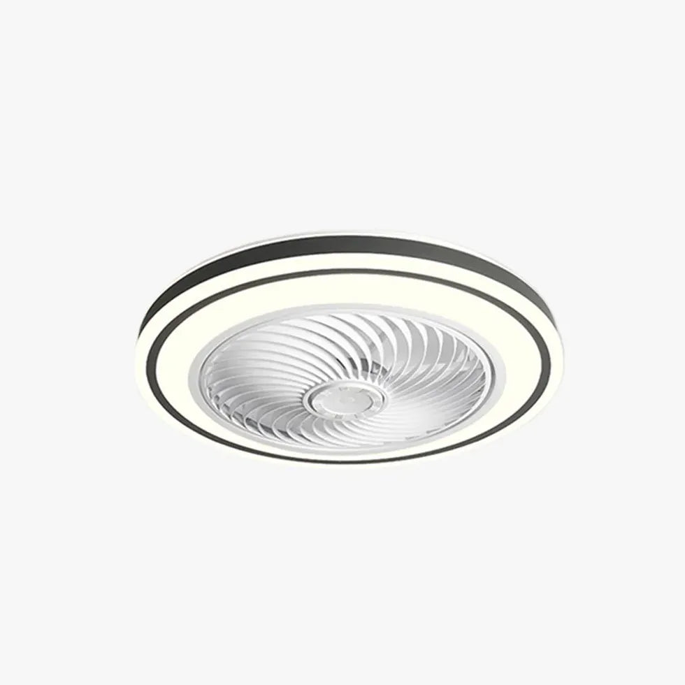 Round Indirect Ceiling Fan with Light