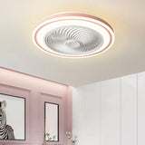 Round Indirect Ceiling Fan with Light