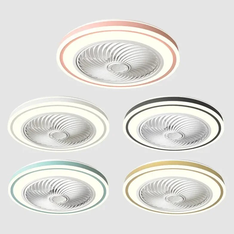 Plafoniera LED con Ventilatore per Camera da Letto