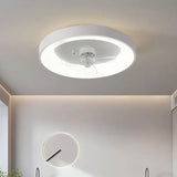 Ventole Lampadari Design Semplice Bianco Rotondo