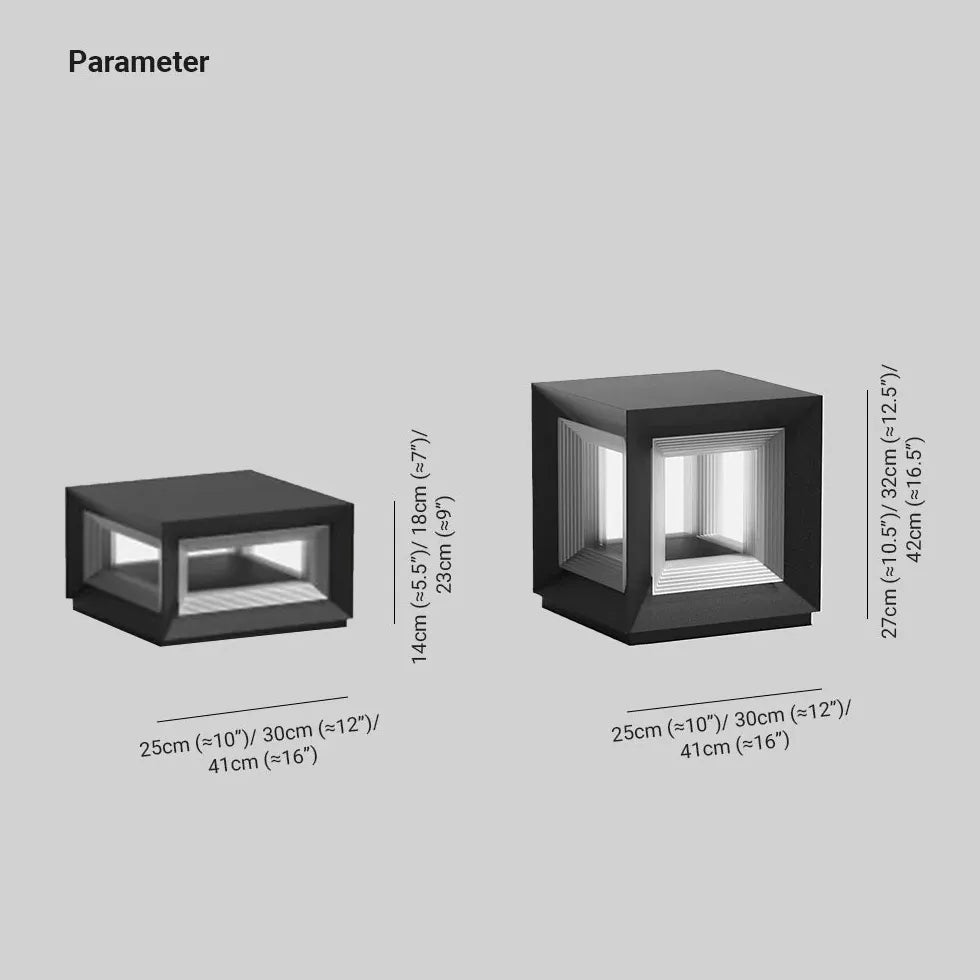 Luci da esterno rustiche con design moderno