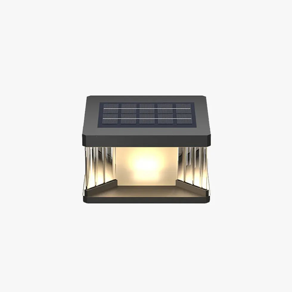 Modern Waterproof Solar Outdoor Pillar Lights