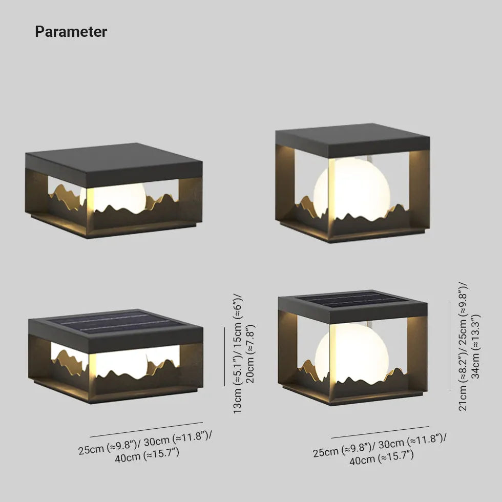 Luci da esterno balcone con design elegante