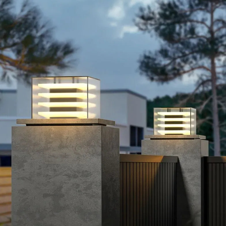 LED LED LED LED MODERNO PILLAR OUTDOOR LUCI