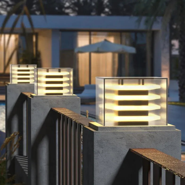 LED LED LED LED MODERNO PILLAR OUTDOOR LUCI