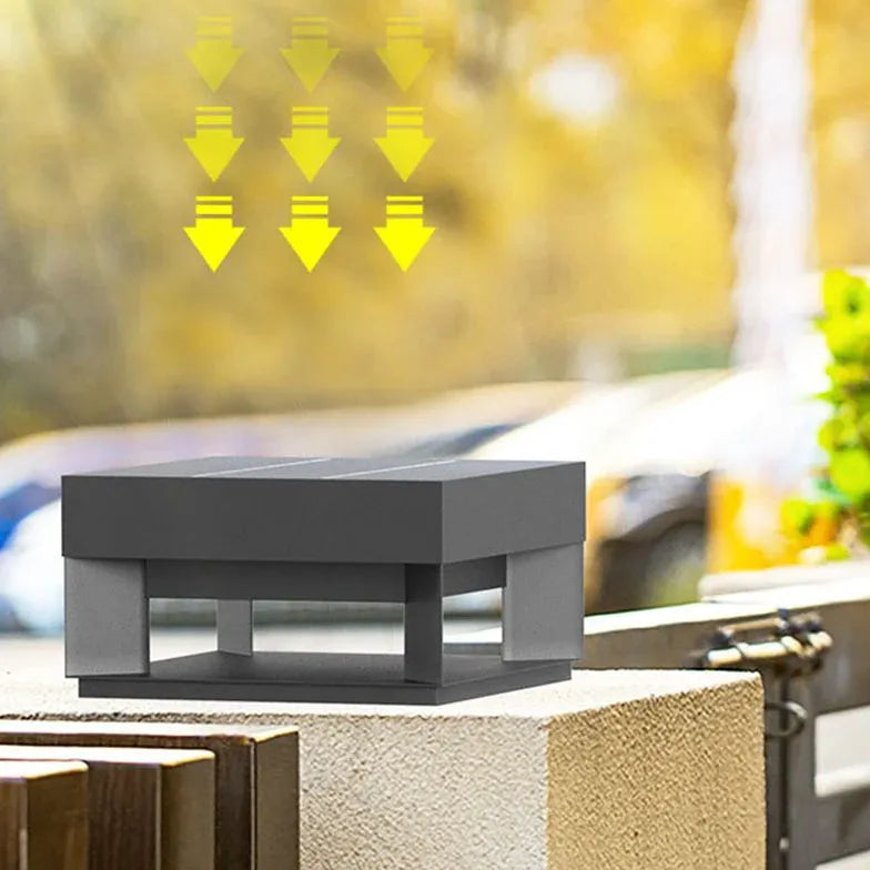 Waterproof Solar Square Outdoor Pillar Lights