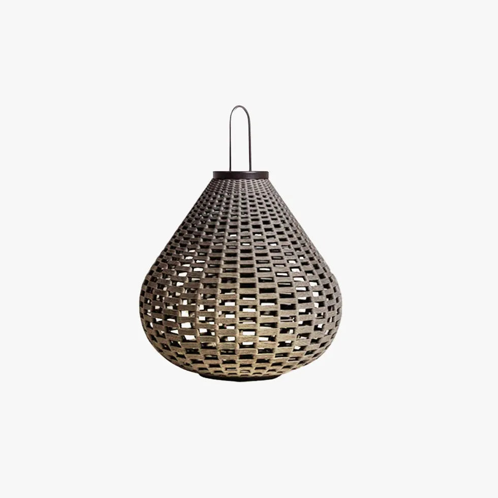 Lampade da Terra Etniche Intrecci di Rattan