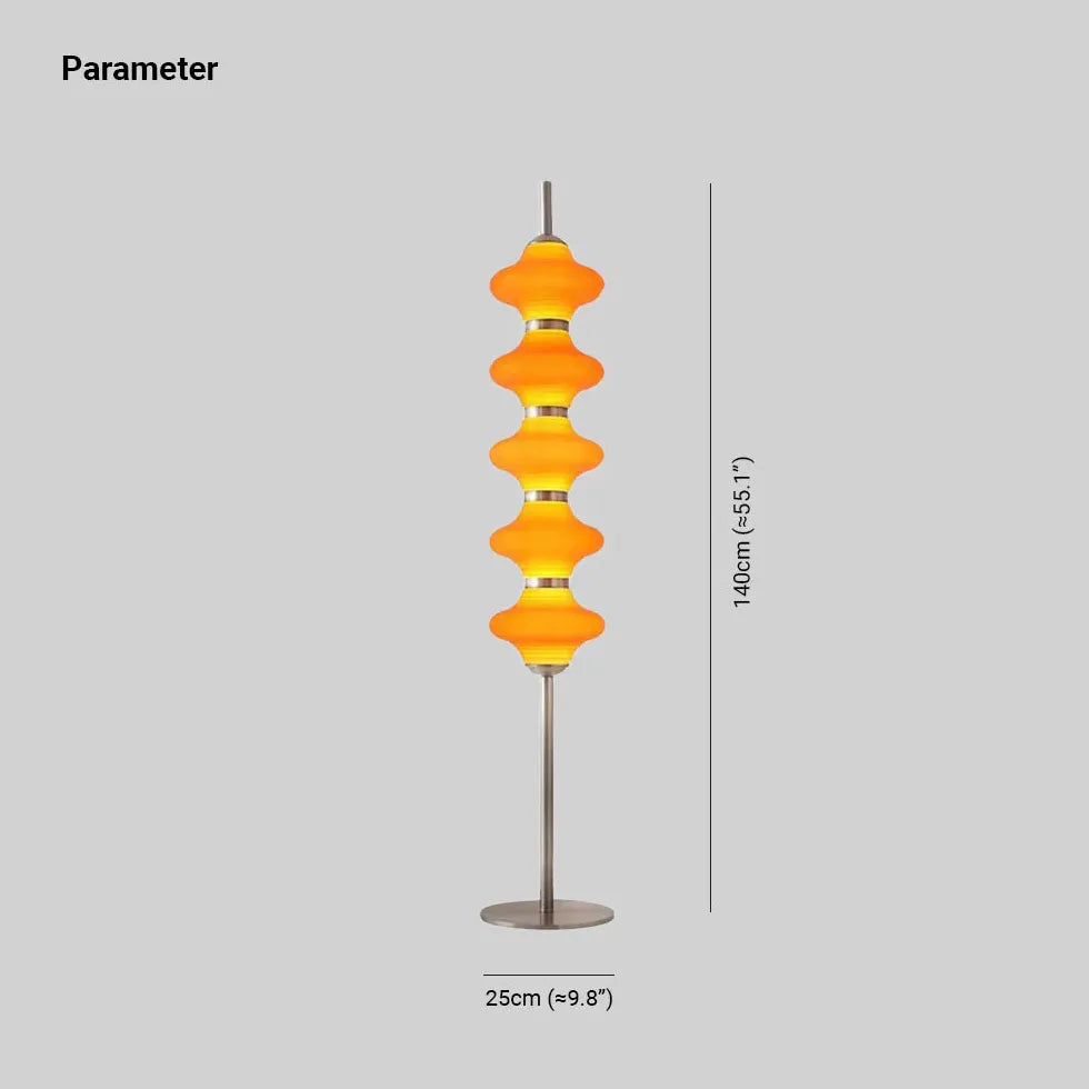 Lampada a pavimento decorativa moderna multi-palla