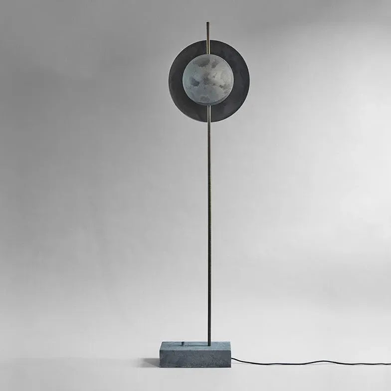 Anello a led rotondo lampada da pavimento moderna minimalista