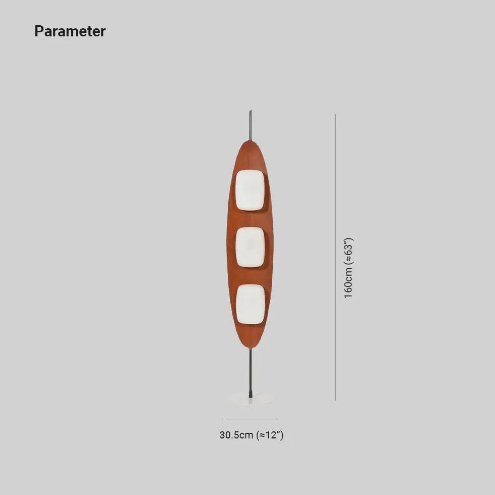 Lampada da pavimento minimalista moderna multistrato